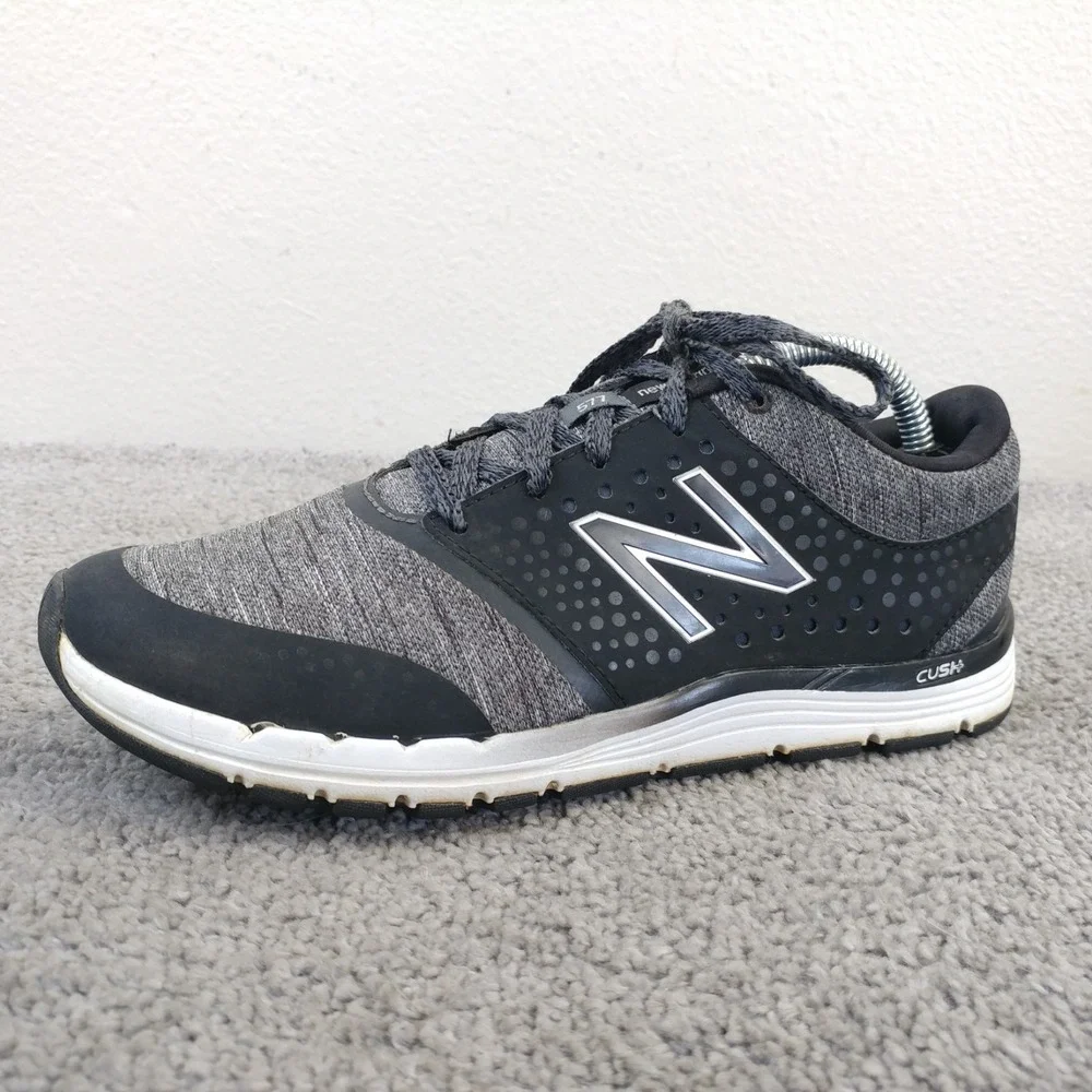 New Balance 577v4 Womens Size 7 Running Shoes Low Top Black Gray WX577HB4